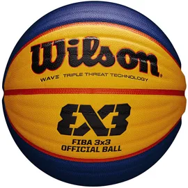Wilson FIBA 3x3 Basketball Blau/Gelb 6