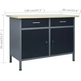 vidaXL, Werkbank + Arbeitsbock, Kailey (60 cm, 120 cm)