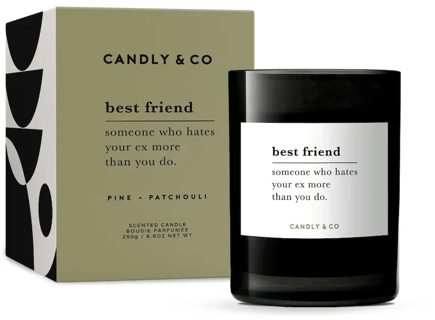 Candly&Co Candela No.4 BEST FRIEND Someone who hates your ex more than you do. Kerzen 250 g