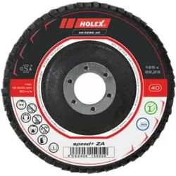 HOLEX Fächerschleifscheibe speed+, ZA, flach, Körnung: 40