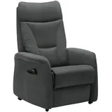 Hukla Fernsehsessel, Grau, Textil, 78x108x90 cm, Lederauswahl, Stoffauswahl, Relaxfunktion, Aufstehhilfe, haustierfreundlicher Bezug, Wohnzimmer, Sessel, Fernsehsessel