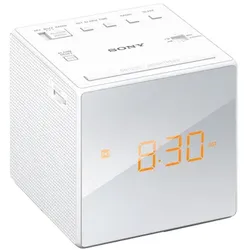 Sony ICF-C1 Uhrenradio (LED-Display, Alarm) weiß