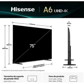 Hisense 75A6Q