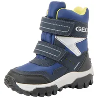 GEOX J Himalaya Boy B ABX Ankle Boot, Navy/Lime,