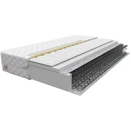 Fdm Matratze 90x200 cm Bonell Federkern Baby Natural Buchweizen Polyurethanschaum H3 14 cm