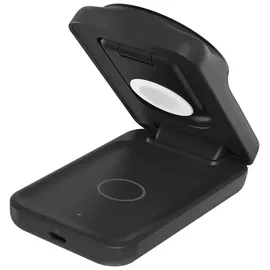 Belkin UltraCharge faltbare magnetische 3-in-1-Ladestation mit Qi2 25W schwarz,