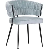 GUTMANN FACTORY Stuhl Curly Stoff Grün Mint