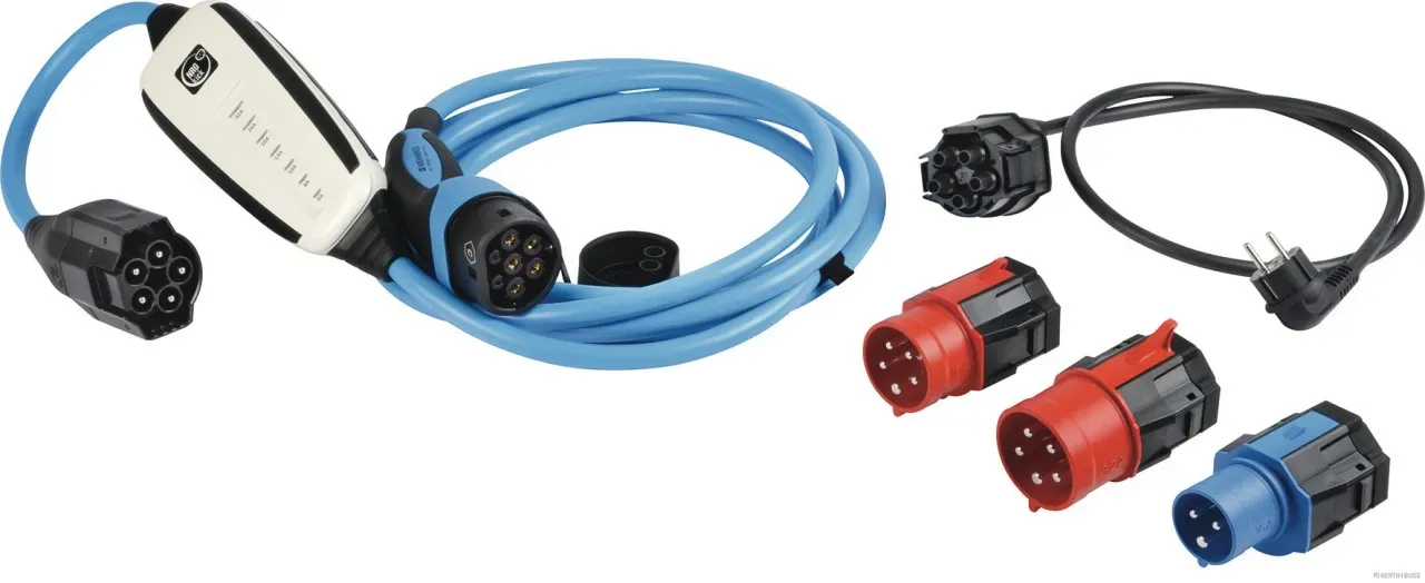 HERTH&BUSS Ladekabel für Elektrofahrzeuge - DIN/ISO IEC/EN 62752 kompatibel