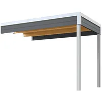 Weka Anbau 2 für Weka Gartenhaus Batu 1 Dark
