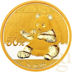 3 Gramm Goldmünze China Panda 2017