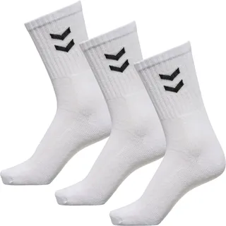 hummel Mädchen 3-pak grundlæggende sokker Socken, Weiß, 36-40