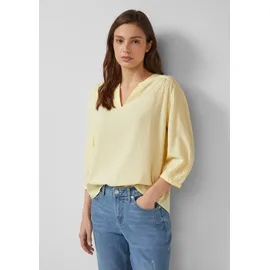 s.Oliver Bluse aus Seersucker mit Raffungen - 40