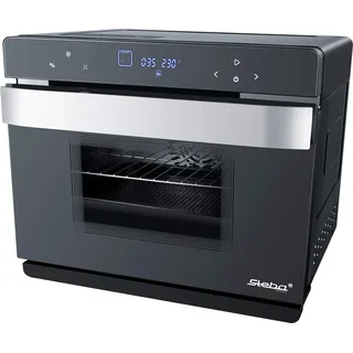 Steba Multifunktions-Dampfbackofen, Backofen mit Heißdampf zum schonenden Schnellgaren, Wirksame Gehäuseisolation für geringen Energieverbrauch, 49 Automatikprogramme, 37 Liter, DG 40