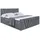 altdecor Boxbett, ERNINA-Z - 160x200 cm - H3 - Dunkelgrau
