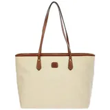 BRIC'S Volterra Trama Shopper Baumwolle Beige