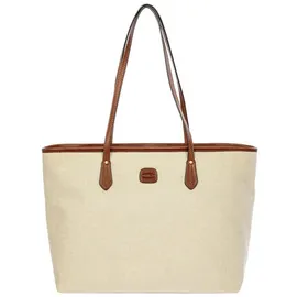 BRIC'S Volterra Trama Shopper Baumwolle Beige