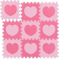 Relaxdays Puzzlematte Herz
