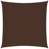 furnicato Sonnensegel Oxford-Gewebe Quadratisch 4x4 m Braun, (1-tlg) braun 4 cm x 4 cm