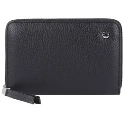 abro Adria Geldbörse Leder 15.5 cm  blau
