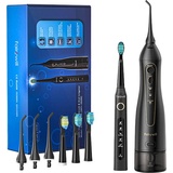 Fairywill Fairywill, Elektrische Zahnbürste, Sonic toothbrush with tip set and water fosser FW-507+FW-5020E