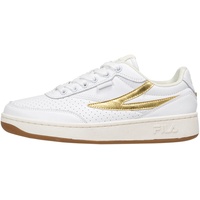 Fila Damen SEVARO F wmn Sneaker, White-Gold, 42 EU