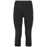 Odlo Damen Suw Bottom Pant 3/4 Performance Warm schwarz