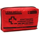 Leina-Werke 11004 KFZ-Verbandtasche Compact mit Klett, Rot/Schwarz