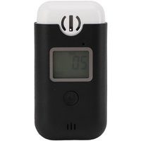 Haofy Digitaler Alkoholtester, Hochpräziser Tragbarer Taschen-Atemtester aus ABS mit LCD-Display und Notlicht-Atemalkoholtester für den Persönlichen Gebrauch