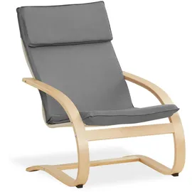 Homestyle4u Relaxsessel Grau | Gr.: onesize