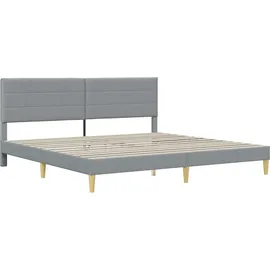 vidaXL Bettgestell 180 x 200 cm Hellgrau