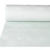 Papstar Papiertischtuch mit Damastprägung 50 m x 0,8 m weiss