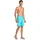 adidas 3-Streifen 8-Inch Badeshorts Lucid Cyan/White S