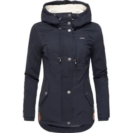 Marikoo Damen warme Winterjacke mit Kapuze Bikoo blau, Gr. XS - XS