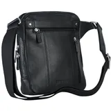 LEONHARD HEYDEN Berlin Umhängetasche Leder 23 cm schwarz