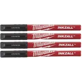 Milwaukee INKZALL Fineliner schwarz (4pc) 48223164