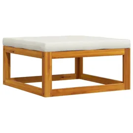 vidaXL Garten-Lounge-Set 3-tlg. natur/creme