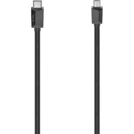 Hama USB Kabel 0,75 m USB 2.0 USB A Schwarz