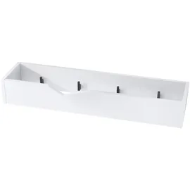 Vladon Garderobenpaneel Kolmio 83,5 x 12,5 x 21 cm Weiß