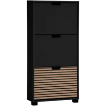 Tchibo Ryker 59,8 x 124 x 19,5 cm schwarz matt / schwarz