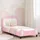 vidaXL Kinderbettgestell mit Kopfteil Rosa 80 x 200 cm PU