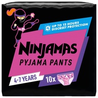 Ninjamas Absorbierende Nachthöschen Für Mädchen, 4-7 Jahre,