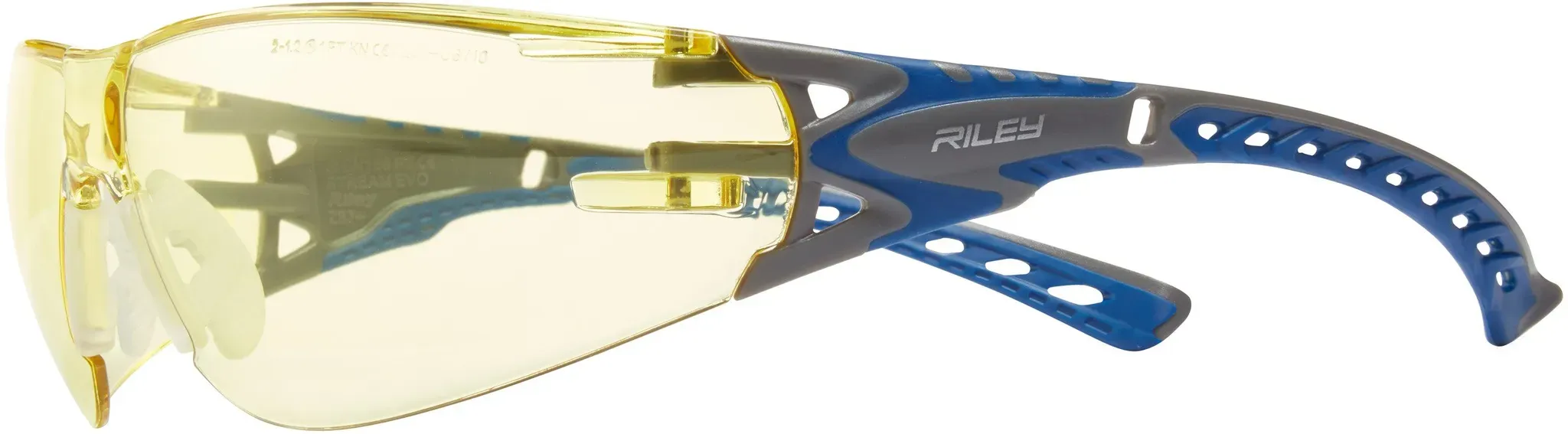 Riley Schutzbrille Stream Evo Eco, gelb