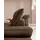 W.Schillig Eckcouch Leder 3-Sitzer Braun