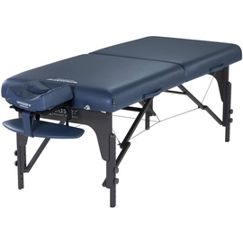 Master-Massage Massageliege Montclair, dunkelblau, klappbar, höhenverstellbar, 2 Zonen, 71cm breit