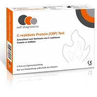self-diagnostics CRP Selbsttest zum Nachweis von C-reaktivem Protein im Blut 1 St Test