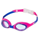 NILS AQUA Schwimmbrille Sportbrille Schwimmbrille, (Spar-Set, 1-St., Kinder und Erwachsene), UV-Schutz bunt NQG170AF Rosa Blau