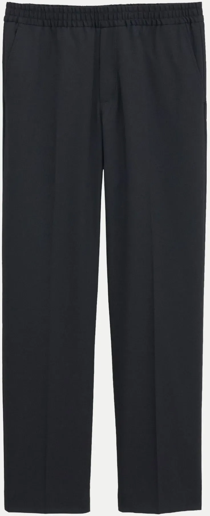 Relaxed-Fit Hose Terry Schwarz 50