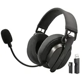Klappbares 3in1-Funk-Gaming-Headset, 2,4 GHz, BT 5.3, 10 Std. Akku