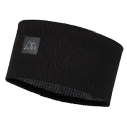 Buff Unisex Crossknit Headband Solid schwarz