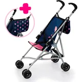 Bayer Puppenbuggy Fee blau/rosa